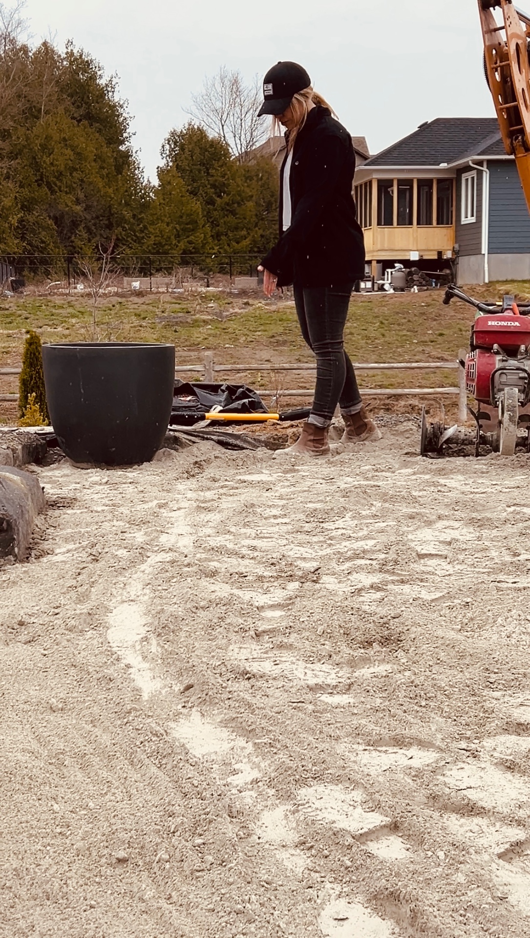 Kennedy James on-site during a property consultation